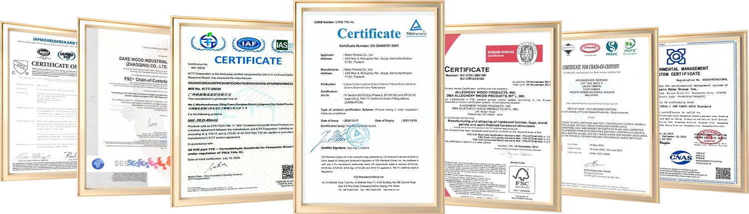 OPPEIN Certifications