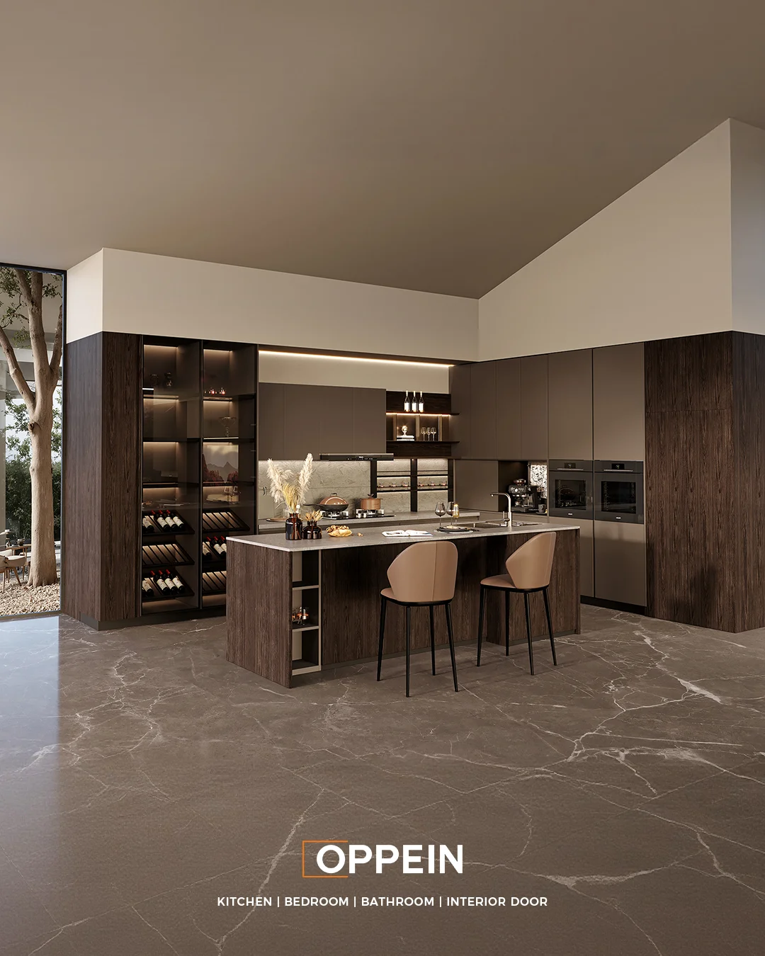 Sylva kitchen cabinets Dubai OPPEIN 2026