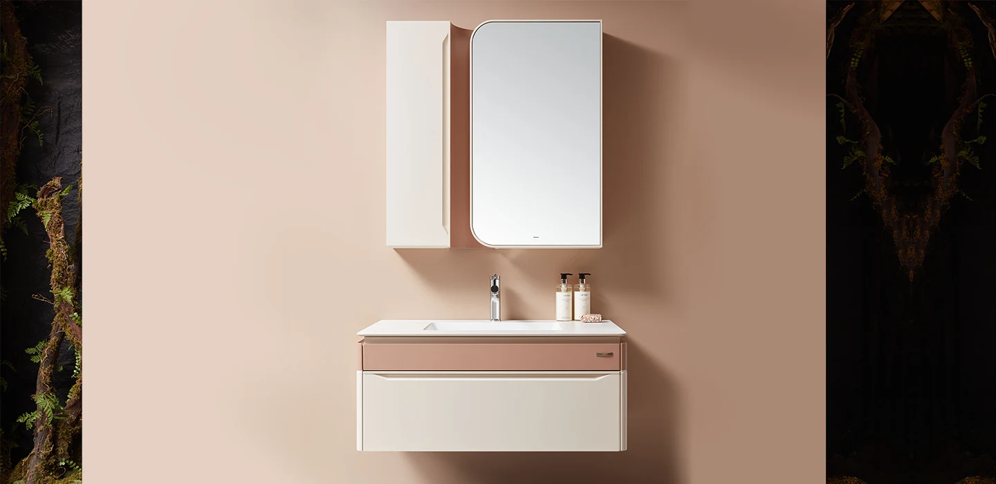Custom bathroom cabinet Dubai OPPEIN